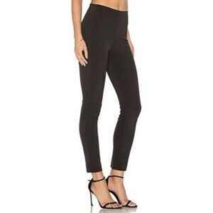 Theory Navalane Becker High Rise Stretch Ankle Pants Black 10 Workwear Cropped